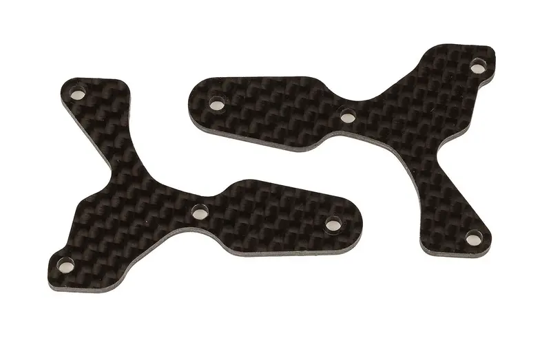 Team Associated - Rc8b4 Factory Team Front Lower Suspension Arm Inserts, Carbon Fiber, 2Mm 1