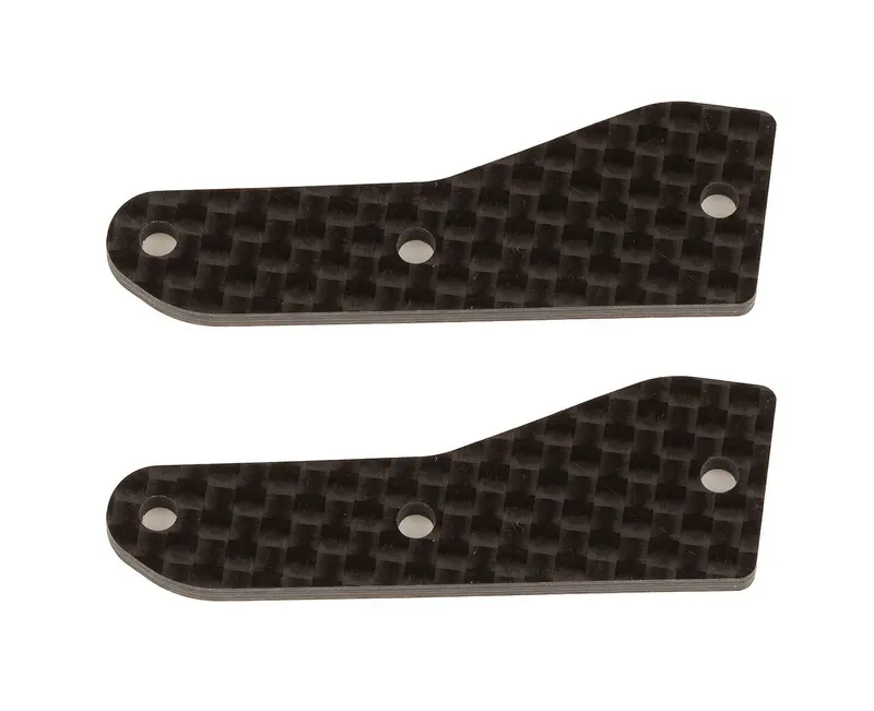 Team Associated - Rc8b4 Factory Team Front Upper Suspension Arm Inserts, Carbon Fiber, 2Mm 1