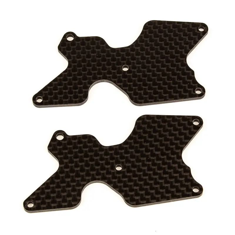Team Associated - Rc8b4 Factory Team Rear Suspension Arm Inserts, Carbon Fiber, 2Mm 1