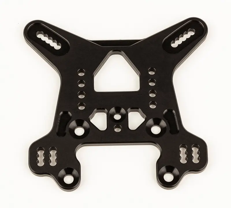 Team Associated - Rc8b4 Rear Shock Tower, Black Aluminum 1