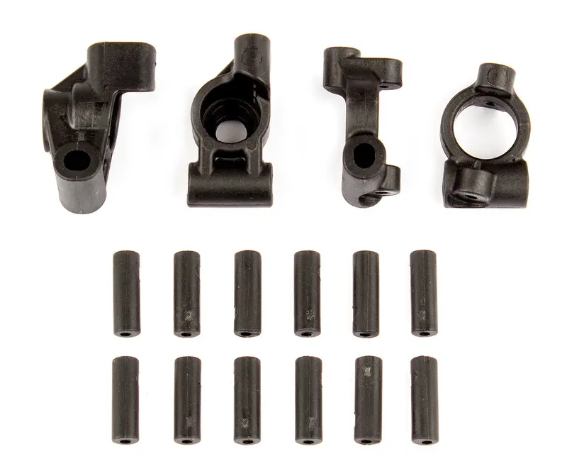 Team Associated - Rear Hubs, Caster Blocks, And Inserts, For Reflex 14T Or 14B 1