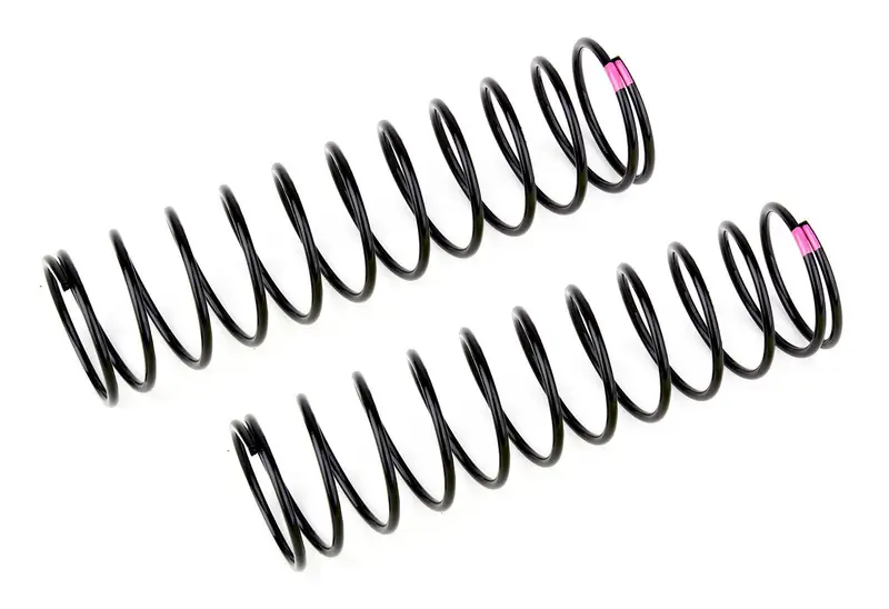 Team Associated - Rear Springs V2, Pink, 3.7 Lb/In, L86, 12.00T, 1.6D 1