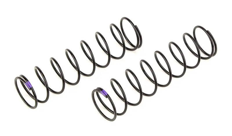 Team Associated - Rear Springs V2, Purple 5.1 Lb/In, L86, 9.0T, 1.6D 1