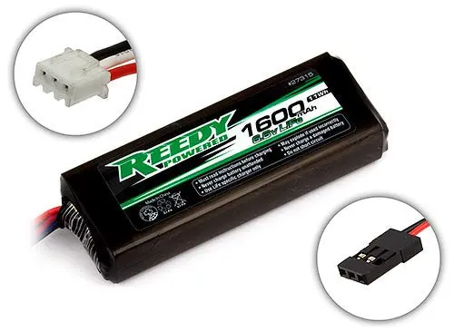 Team Associated - Reedy Life Pro Transmitter/Receiver (Tx/Rx) Battery, 1600Mah, 6.6V, Flat Style 1