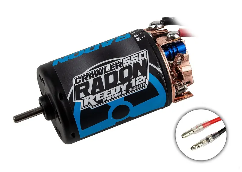 Team Associated - Reedy Radon 2 Crawler 550 12T 5-Slot 1850Kv Brushed Motor 1