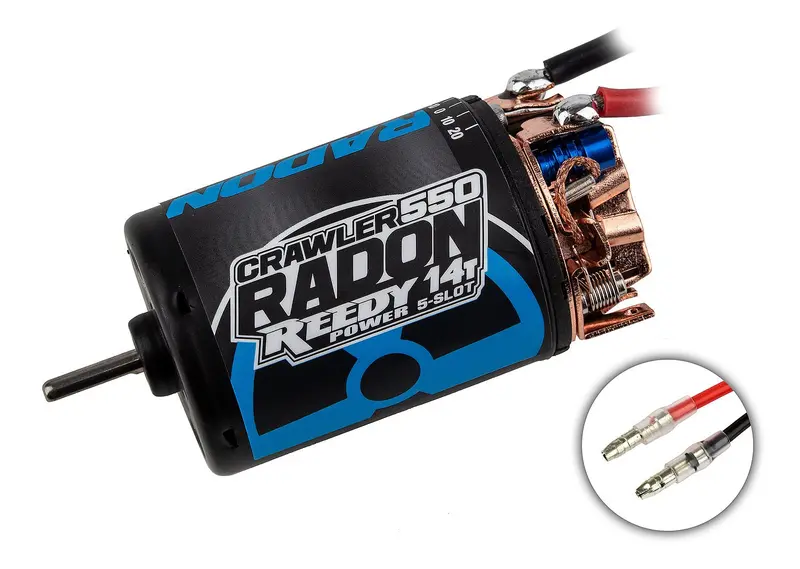 Team Associated - Reedy Radon 2 Crawler 550 14T 5-Slot 1600Kv Brushed Motor 1