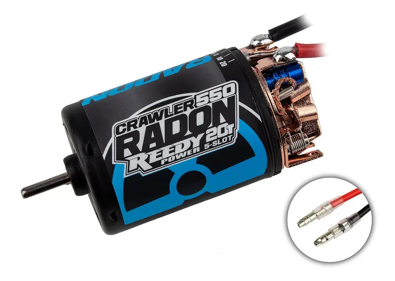 Team Associated - Reedy Radon 2 Crawler 550 20T 5-Slot 1100V Brushed Motor 1