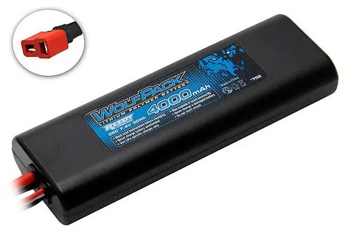 Team Associated - Reedy Wolfpack Lipo 4000Mah 35C 7.4V Battery Pack 1
