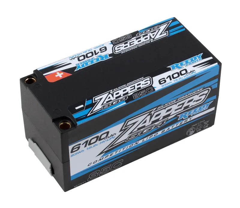 Team Associated - Reedy Zappers Sg4 6100Mah 85C 15.2V Shorty Battery Pack 1