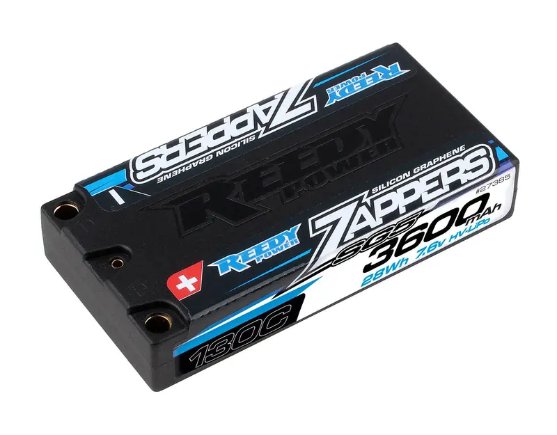 Team Associated - Reedy Zappers Sg5 3600Mah 130C 7.6V Lp Low Profile Hv-Lipo Shorty Battery 1