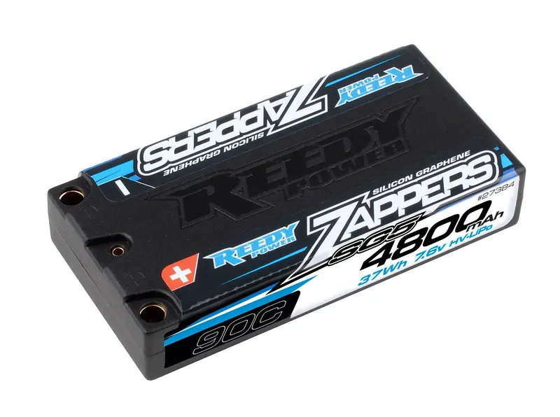Team Associated - Reedy Zappers Sg5 4800Mah 90C 7.6V Lp Low Profile Hv-Lipo Shorty Battery 1