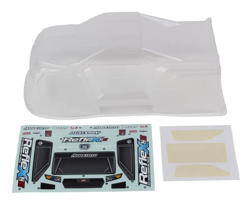 Team Associated - Reflex 14Mt Body Set, Clear 1