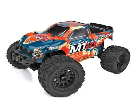 Team Associated - Rival Mt10 Body Orange/Blue 1