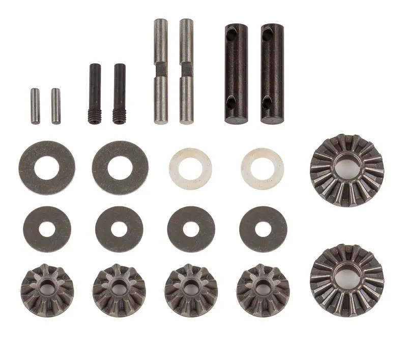 Team Associated - Rival Mt10 Front And Rear Differential Rebuild Kit 1