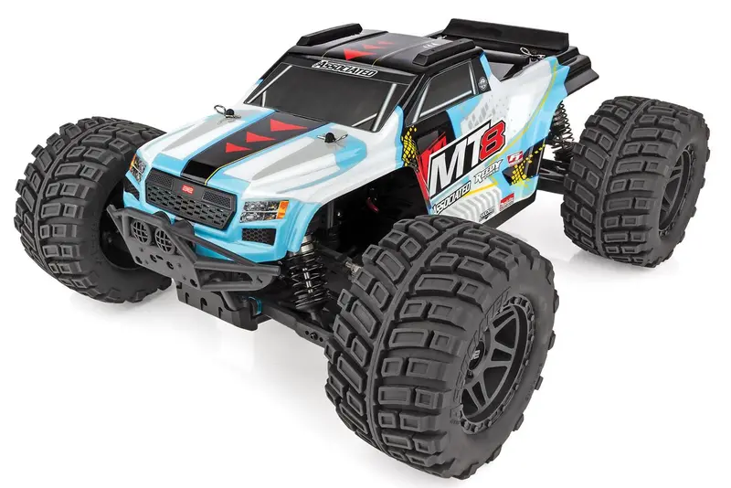 Team Associated - Rival Mt8 1/8 Scale 4Wd Electric Monster Truck, Rtr, W/ Lipo & Charger - Combo 1