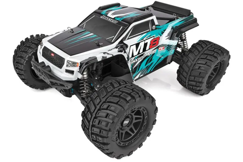 Team Associated - Rival Mt8 1/8 Scale 4Wd Electric Monster Truck, Teal, Rtr 1
