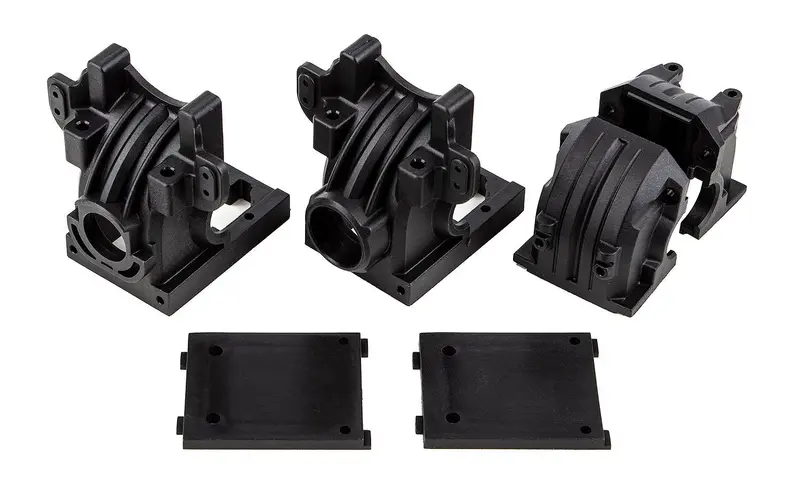 Team Associated - Rival Mt8 Front And Rear Gearbox Set 1