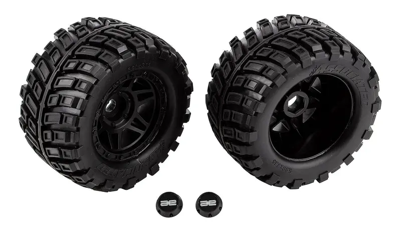 Team Associated - Rival Mt8 Tires And Wheels, Mounted 1