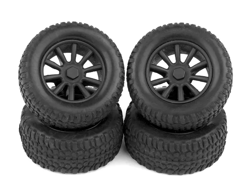 Team Associated - Sc28 Wheels And Tires, Mounted 1