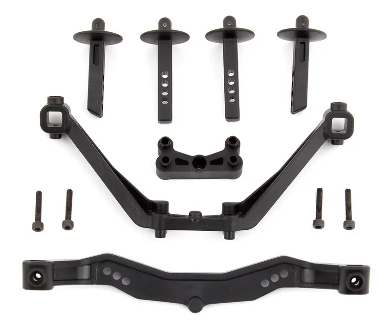 Team Associated - Sc6.1 Body Mounts, Front And Rear, For Sc6.1 1