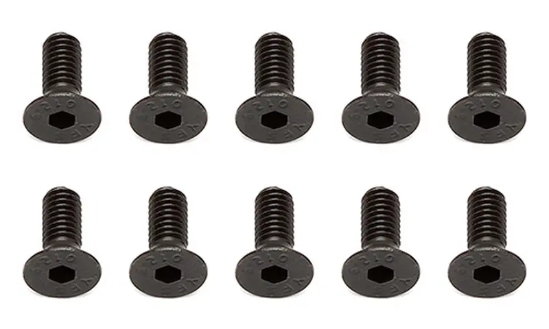 Team Associated - Screws, M4x10 Mm Fhcs, 10 Pcs 1