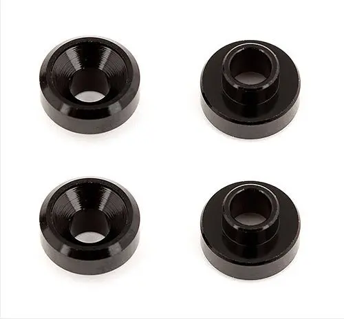 Team Associated - Servo Washers, Black Aluminum 1