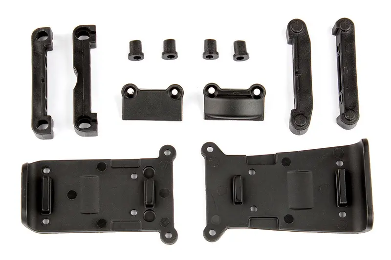 Team Associated - Skid Plates And Arm Mounts, For Reflex 14T Or 14B 1