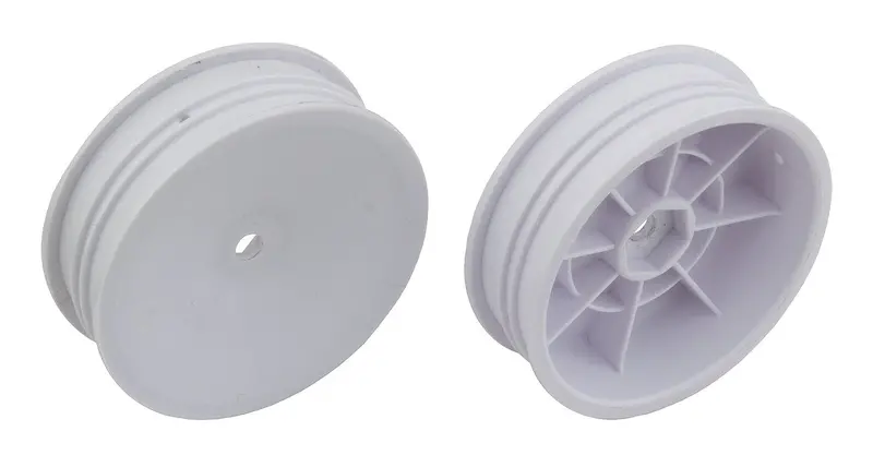Team Associated - Slim 2Wd 2.2" Front Wheels, White, 12Mm Hex, For B6 And B6d 1