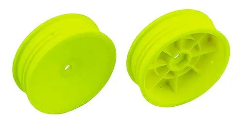 Team Associated - Slim 2Wd 2.2" Front Wheels, Yellow, 12Mm Hex, For B6 And B6d 1