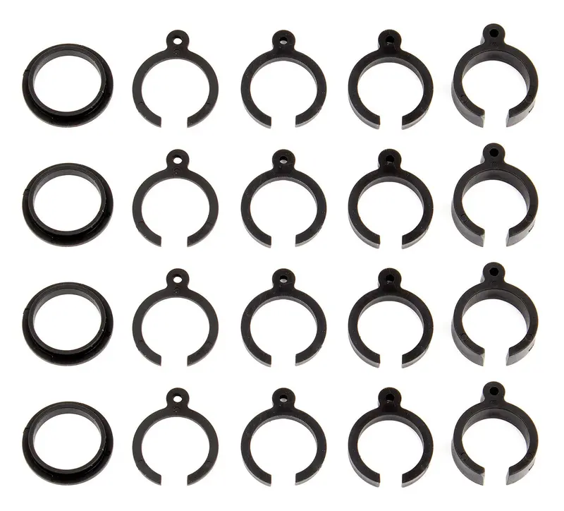 Team Associated - Spring Clips And Retainers, Fits: Prosc10, Reflex Db10, And Trophy Rat 1