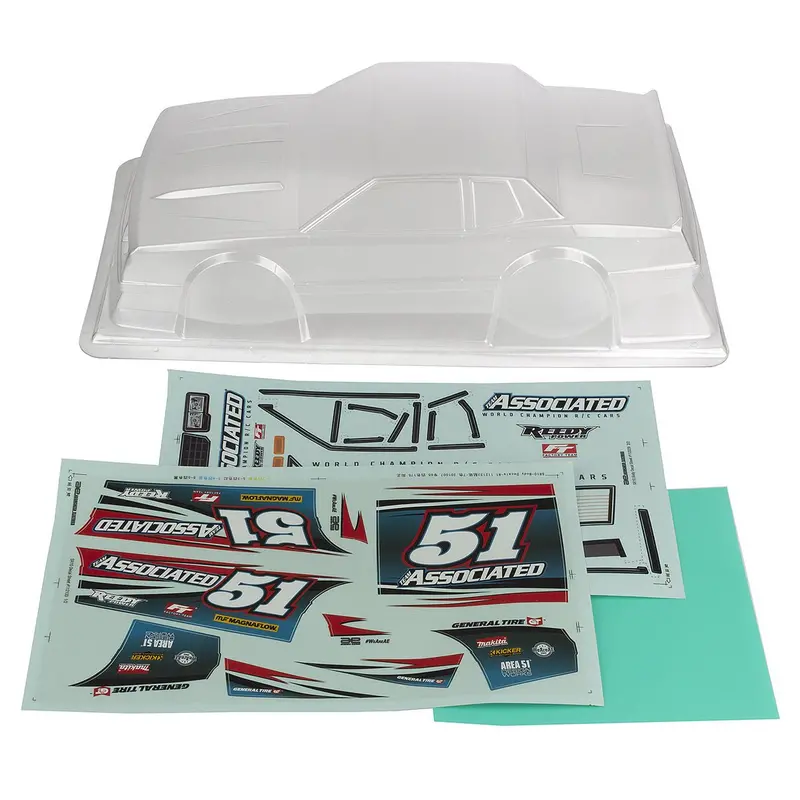 Team Associated - Sr10 Street Stock Body, Clear 1