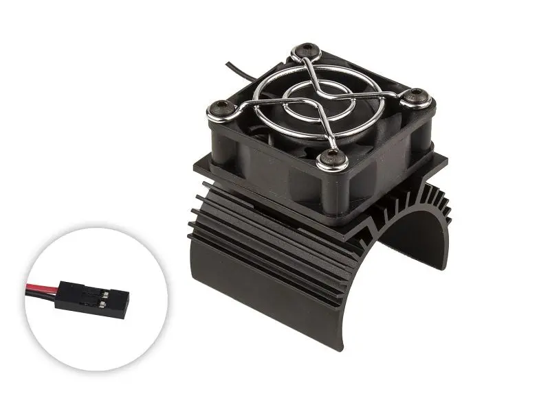 Team Associated - Sr7 Ft Motor Heatsink With Fan Unit 1