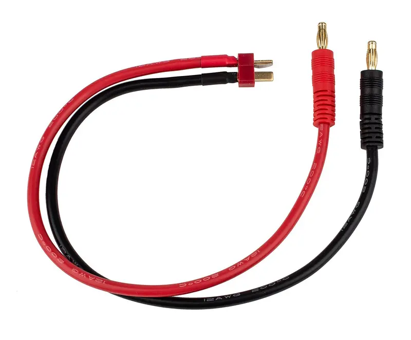 Team Associated - T-Plug 350Mm Charge Lead, 4Mm 1
