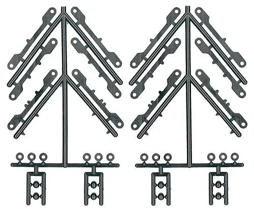 Team Associated - Tc4 Arm Mount Shims (6), Balls (4), Wheelbase Shims (6) 1