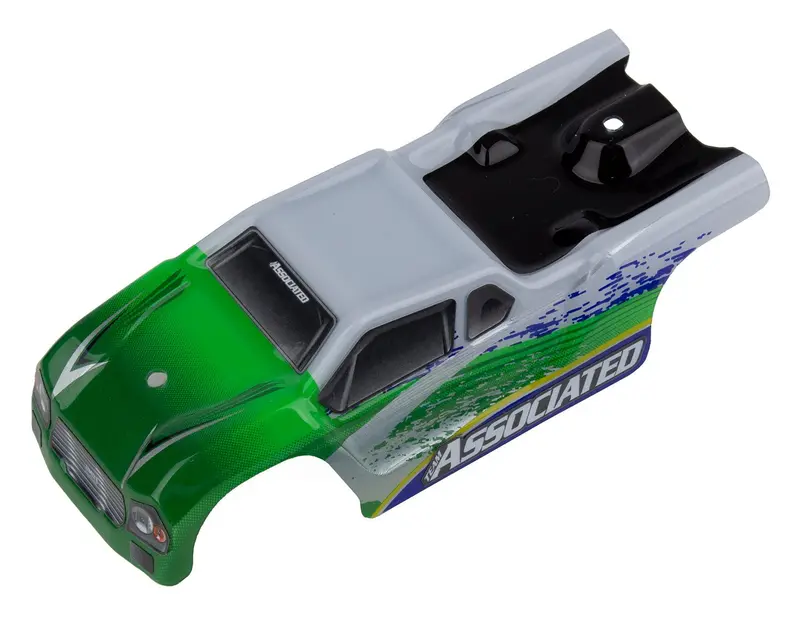 Team Associated - Tr28 Body, White & Green 1