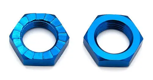 Team Associated - Wheel Nuts, 17Mm, Blue 1