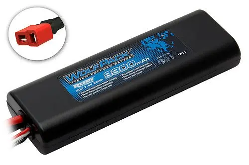 Team Associated - Wolfpack Lipo Battery, 2S 7.4V 3300Mah 30C 1