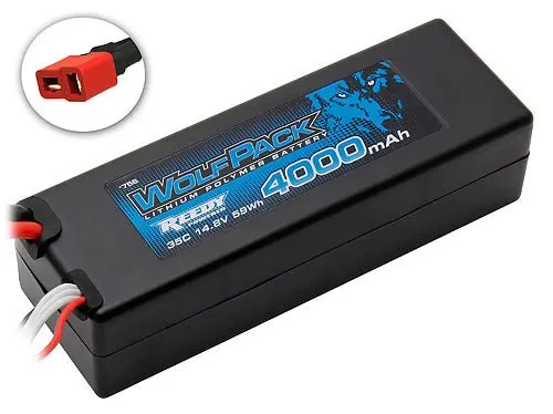 Team Associated - Wolfpack Lipo Battery, 4S 14.8V 4000Mah 35C 1