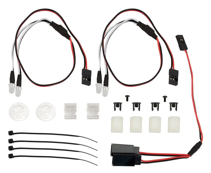 Team Associated - Xp Head And Tail Light Kit For Prosc10, Reflex Db10, Trophy Rat 1