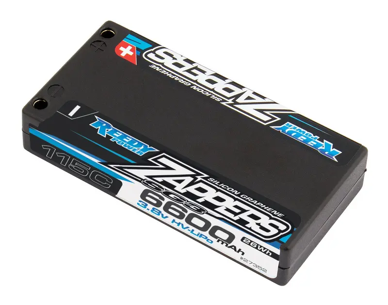 Team Associated - Zappers Sg3 Lipo 6600Mah 115C 3.8V Battery Pack, 1:12 1