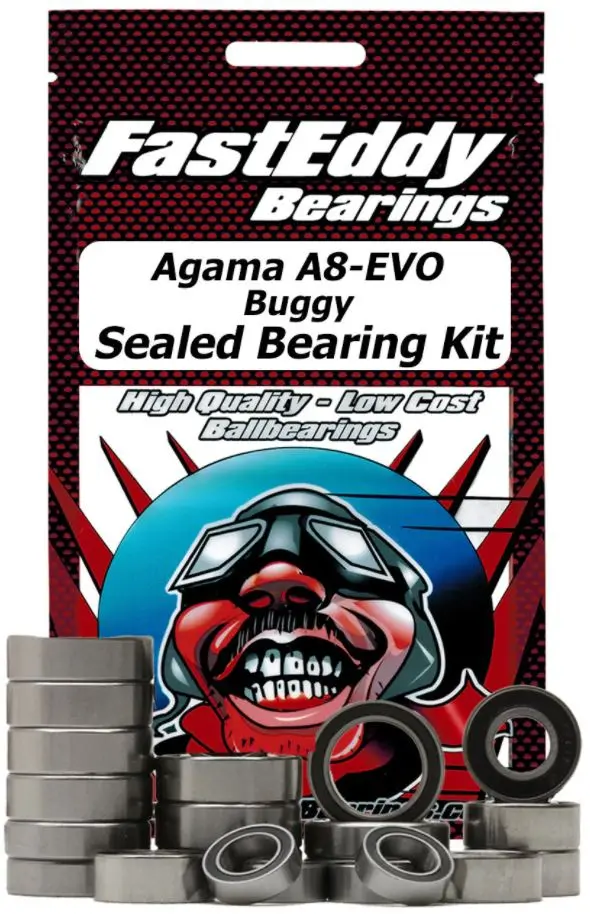 Team Fasteddy - Agama A8-Evo Buggy Sealed Bearing Kit 1