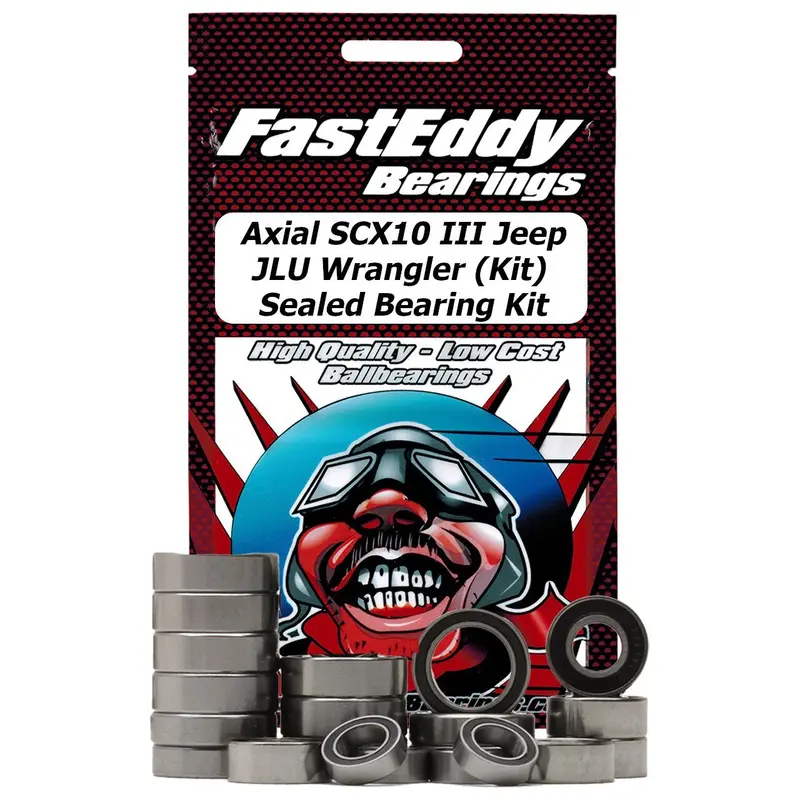 Team Fasteddy - Axial Scx10 Iii Jeep Jlu Wrangler (Kit) Sealed Bearing Kit 1