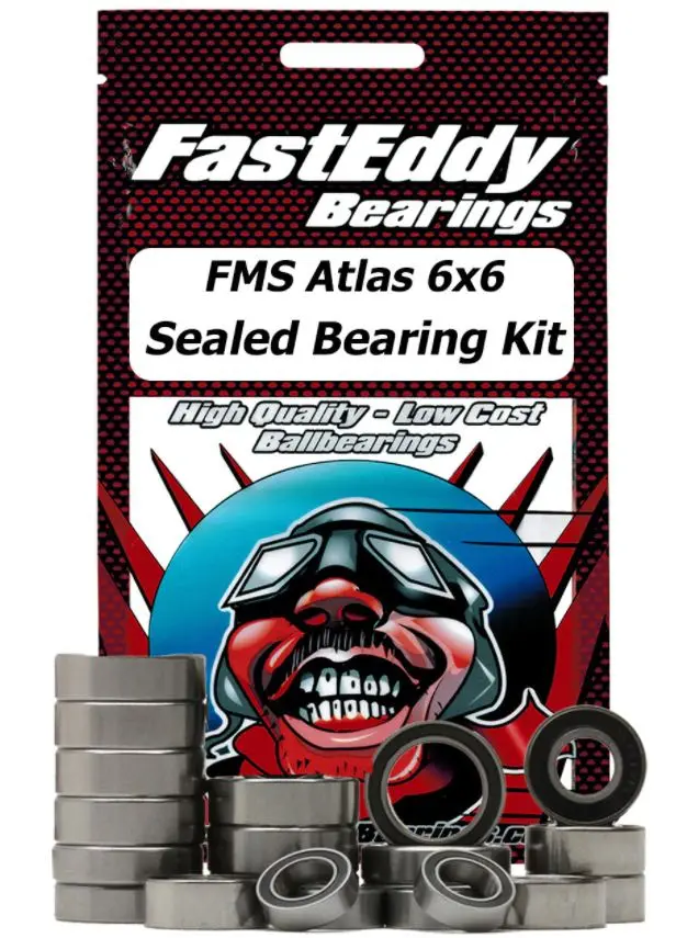 Team Fasteddy - Fms Atlas 6X6 Sealed Bearing Kit 1