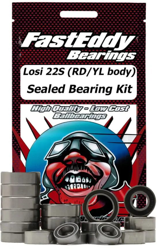 Team Fasteddy - Losi 22S St (Rd/Yl Body) Sealed Bearing Kit 1