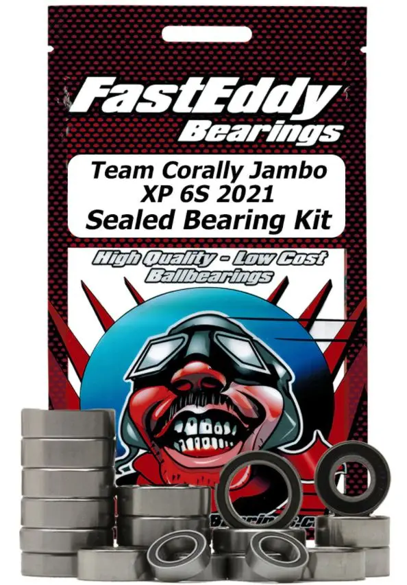 Team Fasteddy - Team Corally Jambo Xp 6S 2021 Sealed Bearing Kit 1