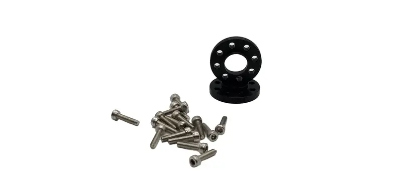 Team Knk - 1.9 (8) Lug Hub Spacers For Knk Wheels Black 1