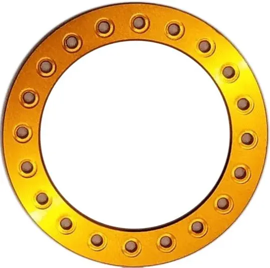 Team Knk - 1.9 Aluminum Beadlock Ring Style 11 Orange 1