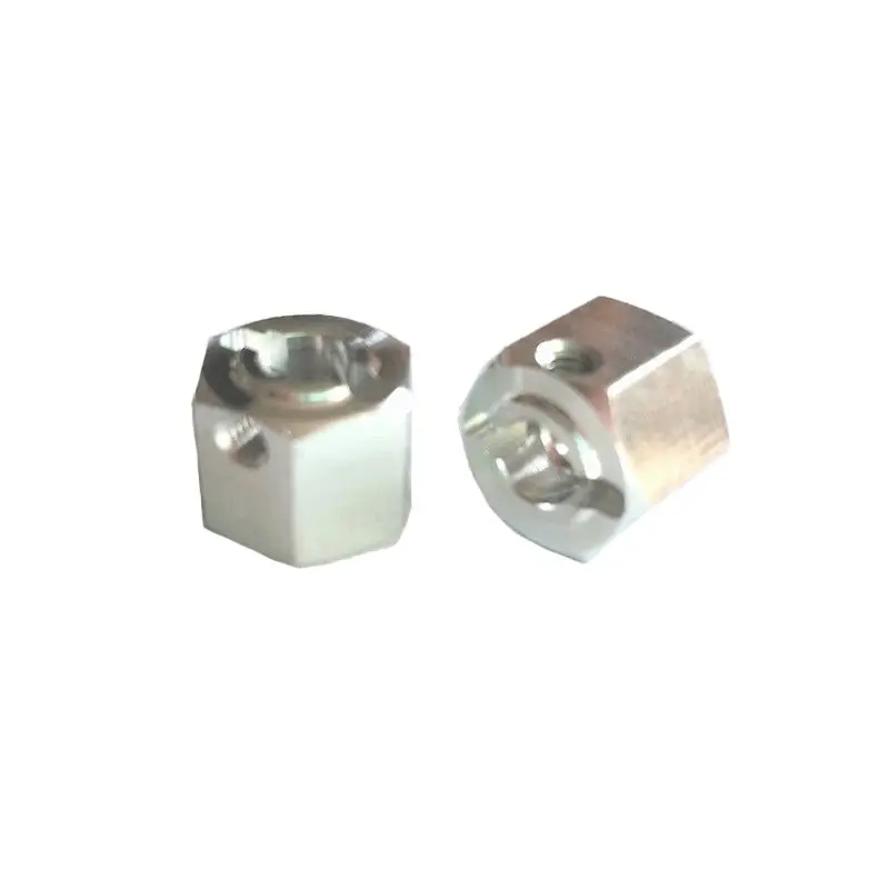 Team Knk - (2) 12Mm X 6Mm Wide Aluminum Hexes With Hardware 1