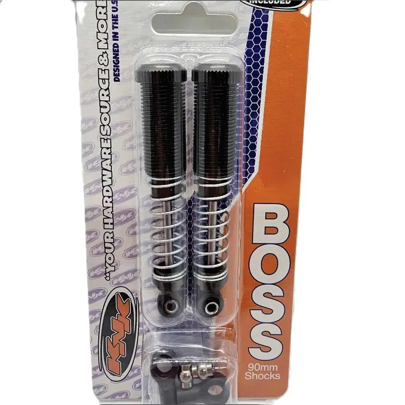 Team Knk - (2) 90Mm Boss Shock Gun Metal 1