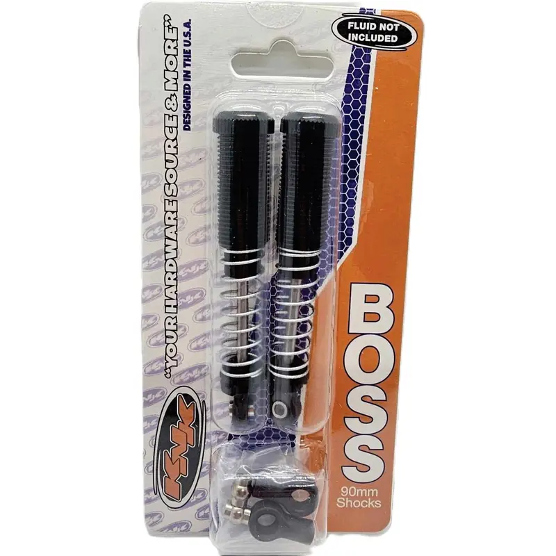 Team Knk - 90Mm Boss Shock-Matte Black (2) 1